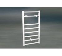 Calefactor de toallas de aluminio ALLTHERM NBM 770/500, 770x500 mm, blanco (RAL 9016) – Calefactor de toallas para baño