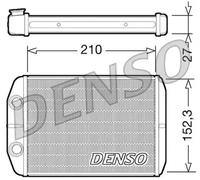 Calefactor DRR09073 DENSO para FIAT BRAVO II