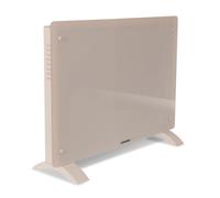 Calefactor eléctrico de lujo - Convector - Panel de vidrio - 1500W - Beige | WIFI