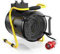 Calefactor eléctrico industrial de 5000W - Calefactor con ventilador y calentador para talleres, con termostato
