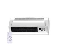 Calefactor Eléctrico Mural Klack 2000W PTC Cerámico - Mando a Distancia - Temporizador 24/7 - Modo ECO BLANCO