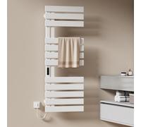 Calefactor eléctrico para baño, toallero, 500 x 1300 mm, de bajo consumo energético, color blanco
