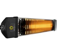 Calentador De Patio Con Control Remoto Infrarrojo Iris 1800W Calentador Halógeno