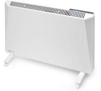 Calefactor eléctrico portátil de metal, de bajo consumo, con control digital, temperatura programable, función de calefacción ecológica, ahorro de energía, protección contra la humedad, IP24 (1000 W)