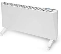 Calefactor eléctrico portátil de metal, de bajo consumo, con control digital, temperatura programable, función de calefacción ecológica, ahorro de energía, protección contra la humedad, IP24 (1500 W)