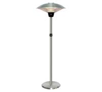 Calefactor halógeno (46 x 46 x 205 cm, 2.100 W, Plata)