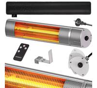 MONZANA Calefactor Infrarrojos 2000W 3 Temperaturas Mando a Distancia