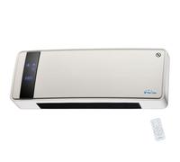 PURLINE | Calefactor Cerámico de Pared 2000W PURLINE HOTI M65, Pantalla Digital, Mando a Distancia - Calefactor de Pared 2000W Temporizador Semanal y Protección de Seguridad
