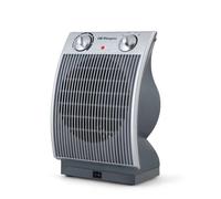 Orbegozo FH 6035 Calefactor Compacto Vertical 2200W - Termoventilador Oscilante 90° con 2 Niveles de Potencia, Función Aire Fresco, Termostato con Ajuste Progresivo y Anticongelante