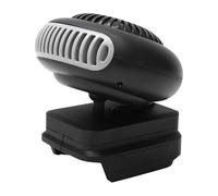 Calefactor para obras de construcción, funciona con pilas, con ajustes de temperatura, funcionamiento compacto, portátil, adecuado para espacios pequeños, 5 V, 2 A, 18 V, batería de iones de litio