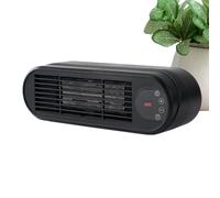 Calefactor Pequeño Calefactor De Interior Con 2 Velocidades | Máquina De Calefacción Eléctrica Para Interior Habitación Oficina Baño Dormitorio Garaje Tienda Coche Mesa