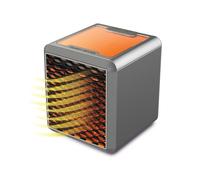 CALEFACTOR PORTÁTIL PERSONAL MIAMI CUBE. Calor instantáneo, homogéno y económico. Núcleo Calefactor Cerámico 3 velocidades 7 colores ambiente Potente, silencioso, ligero, seguro Filtro purificador