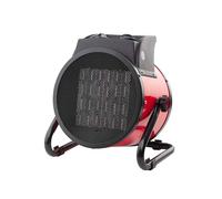 Orbegozo FHR 3050 A, Calefactor eléctrico, cerámico profesional, 3000 W, 2 potencias de calor, control ajustable de temperatura, protección contra sobrecalentamiento, posición ventilador, color rojo
