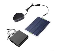 Calefactor solar monocristalino de 20 W para coche y casa de animales | Silicio monocristalino, conversión de calor eficiente, ideal para días fríos, accesorios de coche