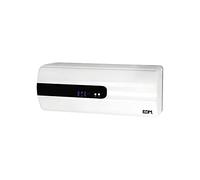 Calefactor split cerámico de 1000-2000W con mando a distancia, ideal para calefacción eficiente en espacios reducidos.