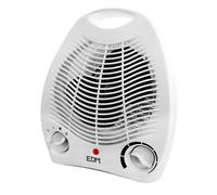 Calefactor vertical edm 07204 blanco 1000-2000 w 1000 - 2000 w 12.5 cm