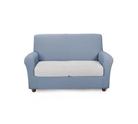 Caleffi - Funda de Sofá Elástica Melange | Cubresofá Ajustable para Sofá de 1 a 4 Plazas | Suave, Resistente, Transpirable y Lavable | Funda para Sofá y Chaise Longue Estilo Italiano