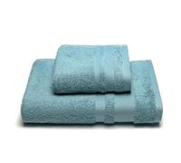Caleffi - Juego de Toallas Baño 100% Algodón - Set 2 Piezas: 1 Toalla Lavabo 50x100 cm + 1 Toalla Invitado 40x60 cm - Suaves, Absorbentes y Lavables - Toallas Baño Completo - Ducha