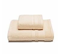 Caleffi - Juego de Toallas Baño 100% Algodón - Set 2 Piezas: 1 Toalla Lavabo 50x100 cm + 1 Toalla Invitado 40x60 cm - Suaves, Absorbentes y Lavables - Toallas Baño Completo - Ducha