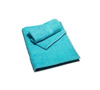 Caleffi - Juego de Toallas Baño 100% Algodón - Set 2 Piezas: 1 Toalla Lavabo 50x100 cm + 1 Toalla Invitado 40x60 cm - Suaves, Absorbentes y Lavables - Toallas Baño Completo - Ducha