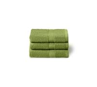 Caleffi Juego de Toallas de baño pequeñas 3X, 40 x 60 cm, algodón 100% Suave y Absorbente para baño, Cara y Uso Diario, Toallas Bidet, Toalla de Invitados Resistente a los Lavados