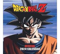 Calendario 2024 de Dragon Ball Z, calendario anual de pared 2024 con los protagonistas del famoso animes: Son-Goku, Vegeta y Co. en un calendario de brocheta con calendario mensual.