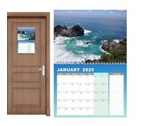 Calendario 2025-2026 18 Meses Planificador Familiar Artístico de Pared