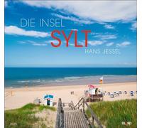 Calendario 2025 de la isla Sylt Edition - Hans Jessel: calendario de pared XL con las fotos más bellas del famoso fotógrafo isleño. Gran calendario de pared con impresionantes fotos de paisajes.