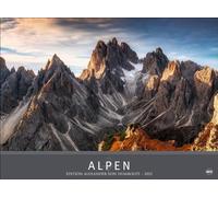 Calendario 2025 de los Alpes: Alejandro de Humboldt. Calendario de pared con fotos de alta calidad con impresionantes fotos de paisajes. Calendario de fotos XXL. Formato horizontal. (Edición Alexander