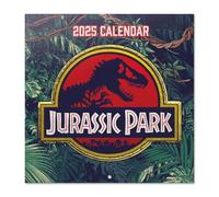 Calendario 2025 pared Jurassic Park - Calendario pared, Planificador mensual: Con espacio para anotar e Ilustraciones (30x30 cm)