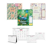 FINOCAM Calendario de escritorio 16 meses 2026-27 surtido pack de 14