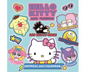Calendario 2027 30x30 hello kitty y sus amigos