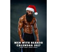 Calendario 2027 de hombres con barba, tamaño A3 (MPRA)
