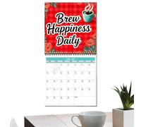 Calendario 2027 Papel Diario -Dic Bloques Grandes Café