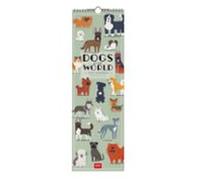 calendario 2027 pared 16x49 dogs of the world legami