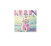 calendario 2027 pared 18x18 good vibes legami