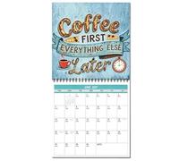 Calendario 2027 Planificador Mensual Semanal Diario De Papel Café