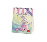 calendario 2027 sobremesa good vibes only legami