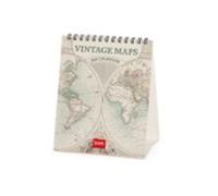 calendario 2027 sobremesa vintage maps legami