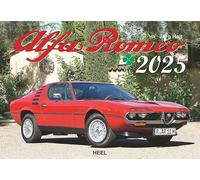Calendario Alfa Romeo 2025: modelos seleccionados de la marca tradicional milanesa coches deportivos clásicos Youngtimer