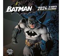 Calendario cuadrado 2024 de 30 x 30 pulgadas de batman