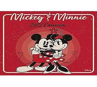 Calendario de 2022 de Mickey Mouse y Minnie Mouse de Disney, planificador de vista mensual, 30 x 30 cm, producto oficial (idioma español no garantizado)