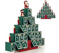 Calendario de Adviento de madera Piramide