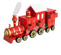 Calendario de Adviento de madera Tren