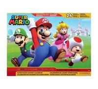 Nintendo Super Mario - Calendario de Adviento con Figuras Exclusivas 6 cm - 8 Figuras y 16 Accesorios - Juguete Niños 3 Años