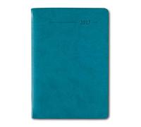 Calendario de bolsillo, libro Tucson turquesa 2023, calendario de oficina, 8 x 11,5 cm, 1 semana en 2 páginas, 144 páginas, cuaderno de notas Alpha Edition