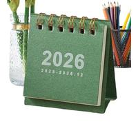 Calendario de mesa 2026, 12 meses diario planificador, 2,56 x 2,76 x 1,18 pulgadas enero a calendario diciembre, escritorio de planificación diaria para oficinas, escuelas, aulas, hogar