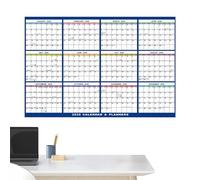 Calendario De Pared 2026 12 Meses, Calendario Borrable 2026 Decoración de Pared, Agenda Académica Desplegable para Hogar Oficina Escuela Universidad Navidad Año Nuevo Estudiantes Aulas