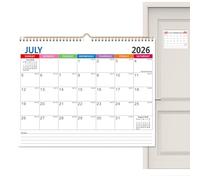 Calendario De Pared 2026-2027 Planificador Familiar De Julio 2026 A
