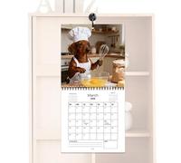 Calendario de pared 2026 | Organizador mensual Bassotti 12 herramienta de planificación | Agenda de pared mensual 2026 - Para apartamento, dormitorio, salón, cocina, , escritorio, espacios